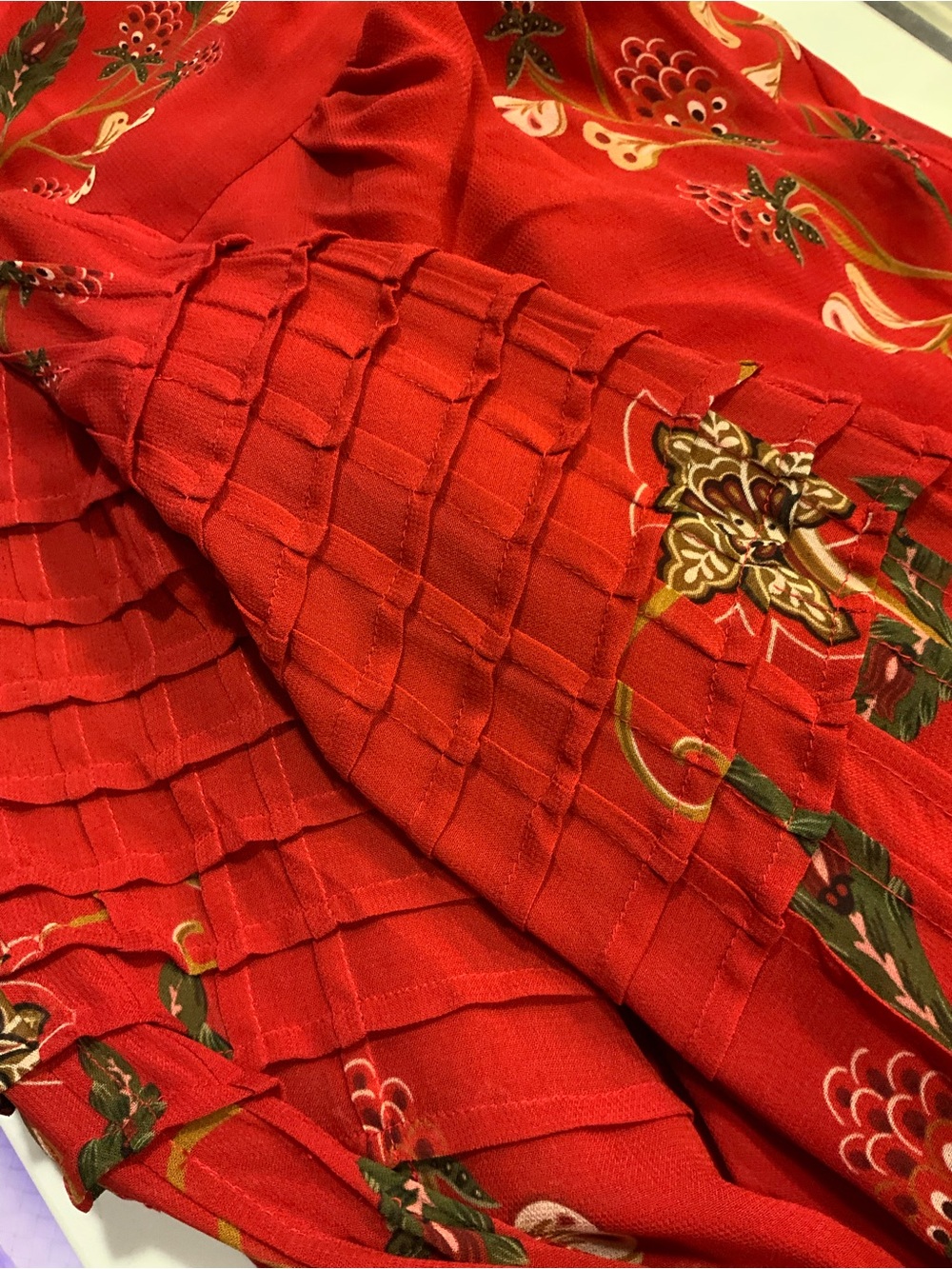 FARM Rio Red Floral-Embroidered Maxi Dress - Picture 16 of 16